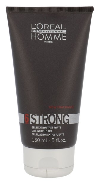 L´Oréal Professionnel Homme Gel na vlasy Strong Hold Gel 150 ml pro muže