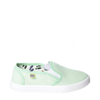 Oldcom Slip-On MILAN Pistáciové Teen Velikost: 32, Barva: Pistáciová