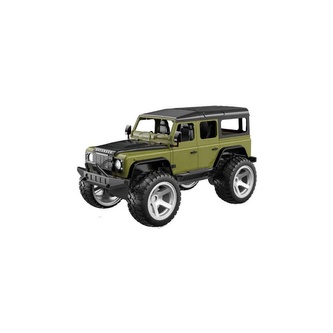 DoubleE RC jeep Land Rover Defender 1:16 RTR LED světla 2,4Ghz zelený