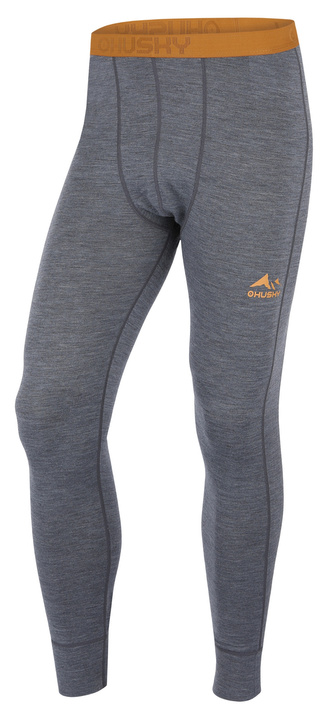 Merino termoprádlo Merea M dark grey/mustard - M
