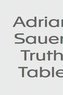 Adrian Sauer: Truth Table