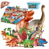 Figurky dinosaurů + příslušenství 83 kusů