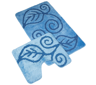 MICRO sada - bez výkroje - modrá spirála - sada 60x100, 60x50 cm