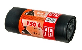 Alufix odpadkové pytle černé 150 l 10 ks