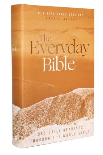 NKJV, The Everyday Bible, Hardcover, Red Letter, Comfort Print