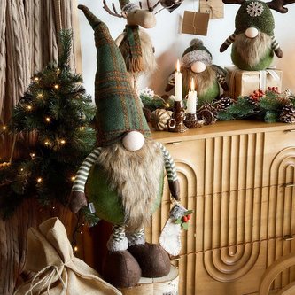 Vánoční skřítek | GRINNIE | s teleskopickými nohami | 124 cm | 861173 Homla