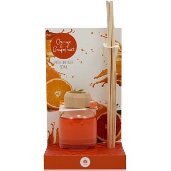 ARÔME Difuzér 50 ml s tyčinkami, Orange & Grapefruit