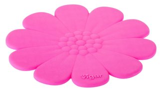 Silikonová podložka pod horké 23cm KOSY růžová VIGAR