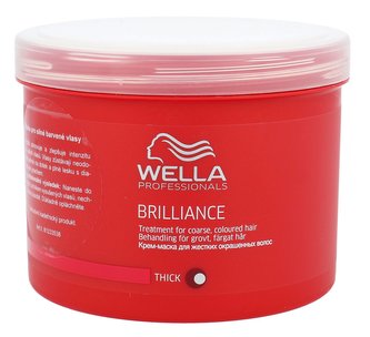 Wella Brilliance Maska na vlasy Thick Hair 500 ml pro ženy