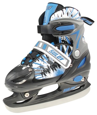 Chlapecké zimní brusle SULOV® RAY, vel. S(30-33), černo-modré