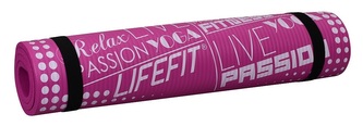 Podložka LIFEFIT® YOGA MAT EXKLUZIV , 100x58x1cm, bordó