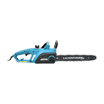 Elektrická pila 2000W s dvojitou brzdou a automatickým mazáním, modro-zelená