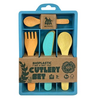 Sada příborů z bioplastu