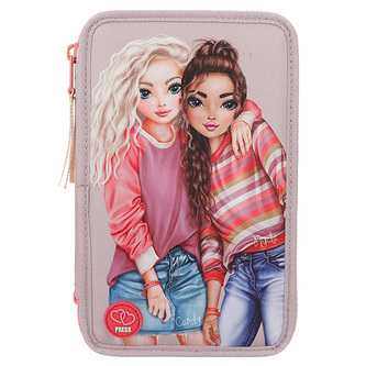 Penál s výbavou a světelným efektem Top Model, Candy a Nyela,  3 patra