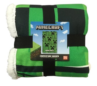 Minecraft přehoz 100x150 cm