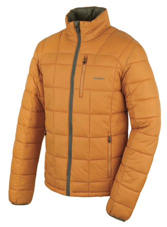 Pánská plněná oboustranná bunda Nodiq M mustard/khaki - XXXL
