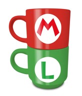 Set hrnků Super Mario (Mario/Luigi)