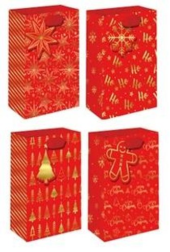 Torebka upominkowa L Boże Narodzenie MIX