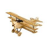 SIVA 3D puzzle Fokker DR1 1:18 laser cut stavebnice 400 mm