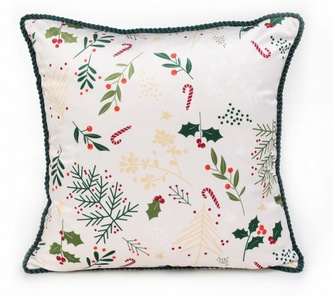 Vánoční polštář s výplní | FIANA | s lemováním | 45x45 cm | 865805 Homla