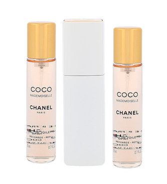 Chanel Coco Mademoiselle Toaletní voda 20 ml 3x 20 ml Twist and Spray pro ženy Tester