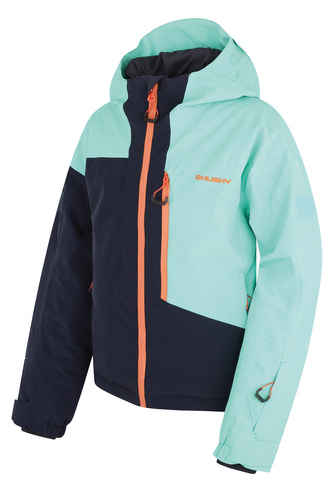 Dětská ski bunda Gomez Kids turquoise/black blue - 164-170