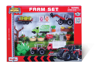 Maisto - MEGA Farmářský set, Massey Ferguson