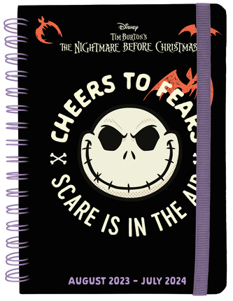 Plánovací týdenní školní diář A5 2023/2024 Nightmare Before Christmas|Ukradené Vánoce: Jack Skellington (14,8 x 21 cm)