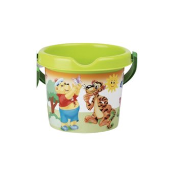 Androni Kyblík medvídek a tygřík - průměr 13 cm - zelená