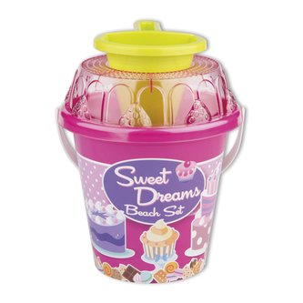 Androni Sada na písek s trychtýřem – střední - růžová