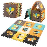 Pěnové puzzle na zem se zvířátky 30 x 30 cm, 9 ks