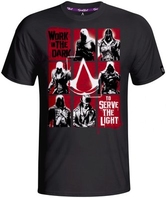 Tričko Assassins Creed: Legacy - To Serve The Light Vel. XL