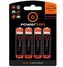 Baterie alkalická, AAA, 1.5V, Powerton, 4-pack