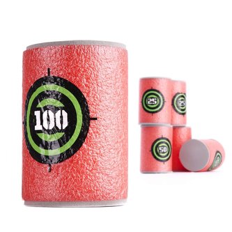 Měkký terč ve tvaru plechovky vhodný pro Nerf - 6 kusů