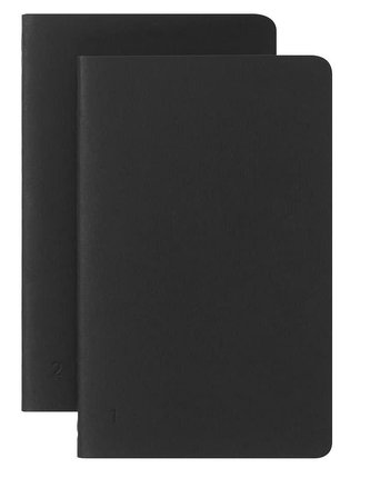 Moleskine Smart sešity Cahier 2 ks linkované černé S