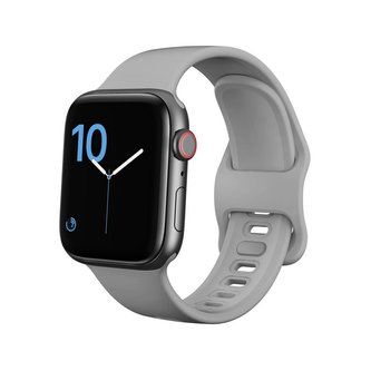 Tech-Protect Náhradní gumový řemínek pro Apple Watch (38/40mm), šedý
