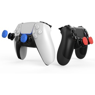 Opěrky pro palce iPega P5029A 4ks - červený/modrý (PS4/PS5)