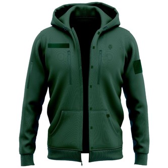 Mikina World of Tanks na zip Patches zelená S