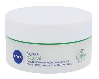 Nivea Pure & Natural Denní pleťový krém 50 ml pro ženy