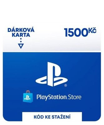 Sony PlayStation Store předplacená karta 1500 CZK