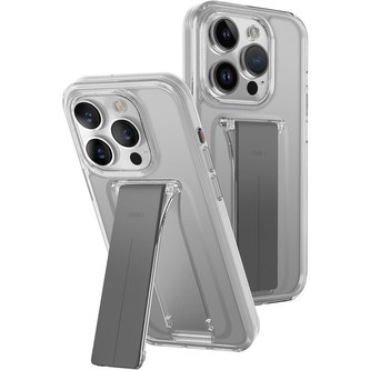 UNIQ Heldro Mount Stand ochranný kryt iPhone 15 Pro Lucent (čirá)