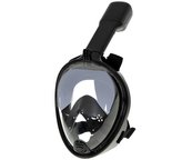ISO Celoobličejová šnorchlovací maska L/XL černá