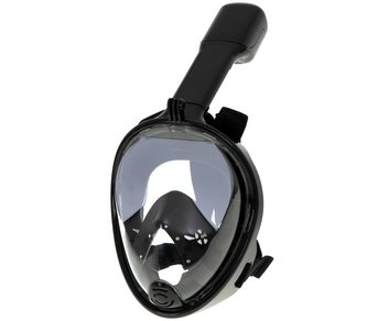 ISO Celoobličejová šnorchlovací maska L/XL černá