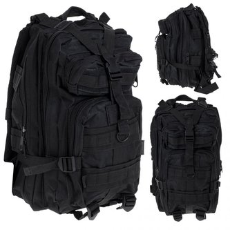 Taktický vojenský batoh Assault Black 25 L