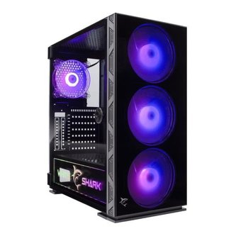 White Shark  WARHEAD-2, PC CASE / 4 Fans 14cm RGB, černá (GCC-2301)