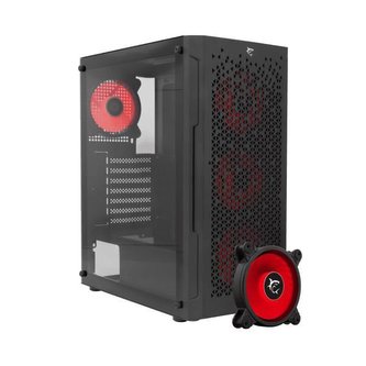 White Shark  BULLET BLACK , PC CASE + 4 Fan DASH, černá (GCC-2302)