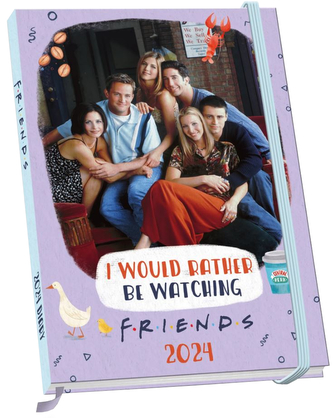 Diář 2024 Friends|Přátelé: Citáty (A5 15,6 x 21,2 cm)