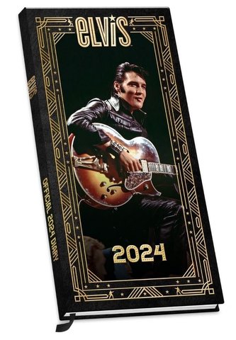 Slim diář 2024 Elvis Presley (8,3 x 16,4 cm)