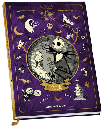 Diář 2024 Disney|Nightmare Before Christmas|Ukradené Vánoce (A5 15,6 x 21,2 x 1,5 cm)