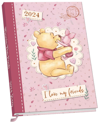 Diář 2024 Disney: Medvídek Pú (A5 15,6 x 21,2 cm)